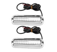 Cpolebev 2 Piezas 42LED Luz de Drenaje del Luz de Travesaño del Azul PontóN Submarino Luz Marina
