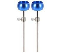 Cpolebev 2 Piezas Batidor De Pedal De AleacióN De Aluminio Cabeza De Martillo Partes De Accesorios De Instrumentos De PercusióN, Azul