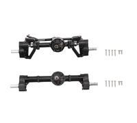 Cpolebev 2 Piezas de Eje de Portal Delantero y Trasero para C14 C24 C24-1 C34 C44 B14 B24 1/16 Piezas de ActualizacióN de Coche RC