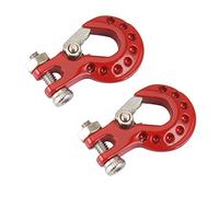 Cpolebev 2 Piezas de Metal Gancho de Remolque DecoracióN Gancho de Cabrestante para 1/10 RC Coche de Orugas Axial SCX10 TRX4 D90 Piezas de ActualizacióN, 1