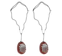 Cpolebev 2 Piezas de Piano de Pulgar Kalimba 8 Teclas Mini Piano de Pulgar Piano de Dedo Mini Kalimba Piano de Dedo para Chico Accesorio de Instrumento para Adultos