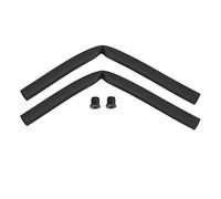 Cpolebev 2 Piezas de Tubo de Bicicleta Bicicleta de Montana Esponja Espuma Manillar de Goma Cubierta de apretones + Negro