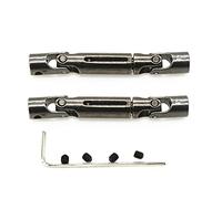 Cpolebev 2 Piezas Eje de TransmisióN de Metal CVD para D12 C14 C24 B16 B36 B24 MN D90 MN99S MN-90 RC Accesorios de Piezas de ActualizacióN de Coche