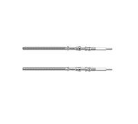 Cpolebev 2 Piezas Repuesto de VáStago de Cuerda de Reloj Accesorios de Piezas de Reloj de Pulsera Utilizados para NH35 NH36 Piezas de Herramientas de ReparacióN de Movimiento