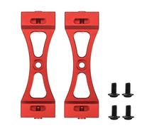 Cpolebev 2 Piezas Soporte de Metal para B1 B14 B16 B24 C14 C24 B36 MN D90 D91 RC Actualización de Coche Kit de Piezas de Bricolaje de Metal, Rojo