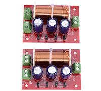 Cpolebev 2 Piezas Tweeter de Ajuste de Audio de 2 VíAs con Crossover de Altavoz de 400 W Filtro de Altavoces de Graves Divisor de Frecuencia para 2-16Ohm