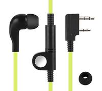 Cpolebev 2 Pin Estilo De Fideos Auriculares Ergonómicos Enchufe K Auricular Auriculares para Uv5R -888S Uv5R Radio Cable Verde