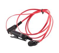 Cpolebev 2 Pin Estilo De Fideos Auriculares Ergonómicos Enchufe K Auricular Auriculares para Uv5R -888S Uv5R Radio Cable Rojo