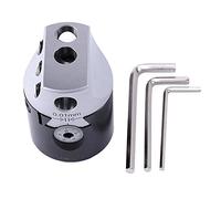 Cpolebev 2 Pulgadas 50 Mm Tipo F1 Cabeza Aburrida 12Mm Torno De Fresado De Barras Aburridas Para Mt2 Mt3 R8 Shank Herramientas De MÁQuina De Molienda Con Llaves Hexagonales
