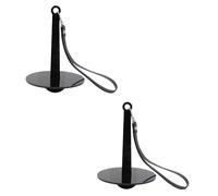 Cpolebev 2 Soportes de Hilo de Muñeca de Acrílico con Correa de para la Muñeca, Soporte de Bola de Hilo Portátil, Organizador para Suministros de Tejer,A