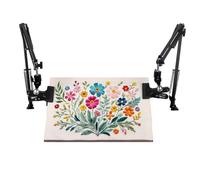 Cpolebev 2 Soportes para de Bordado Ajustables, Soporte Giratorio para de Bordado, para Arte con Aguja y Soporte para Teléfono