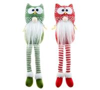 Cpolebev 2 Uds. Adornos de Gnomo de BúHo, Adornos de Gnomo de BúHo Tejidos para, Juguetes de BúHo Sueco Tomte, Abrazables, Suaves para la Cama