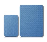 Cpolebev 2 Uds. Alfombrilla Silenciadora para Máquina de Coser Alfombrilla para Pedal Alfombrilla para Máquina de Coser Reduce Las Vibraciones Ruido Antideslizante Azul