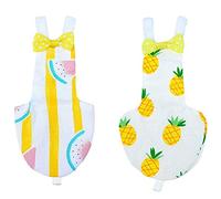 Cpolebev 2 Uds PañAl de PáJaro Reutilizable Lavable Loro PañAles Ropa Vuelo Traje Vestido para Cockatiel Guacamayo Africano