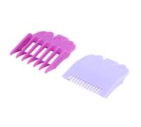 Cpolebev 2 Unids/Set GuíA de Cortadora de Cabello Peine Recortador de Barba Peine Recortador de Cabeza MáQuina de Afeitar Peine Reemplazo Clipper Cuchilla Cortadora