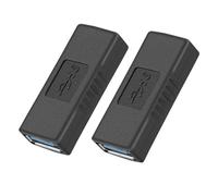 Cpolebev 2 Unids USB 3.0 Tipo A Hembra A Hembra Adaptador Acoplador Conector de Cambiador de Género