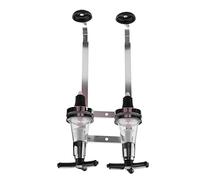 Cpolebev 2 Vino Alcohol Dispensador de Discos Pourer Rack Licor Bebidas Pared Montada