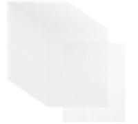 Cpolebev 20 Hojas de Lona de PláStico, Hojas de Lona de de PláStico Transparente de 13X10,2 Pulgadas 7CT para Hojas de de Bordado de Punto de
