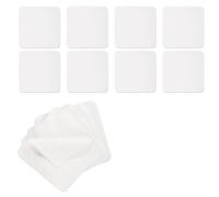 Cpolebev 20 Paños de Gamuza, 3,9x3,9 Pulgadas Herramientas de Alfarería Gamuza Paño de Limpieza de Gamuza Suave Herramientas de Alfarería de Gamuza de Cerámica
