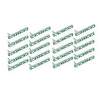 Cpolebev 20 Piezas 75Mm Mezclador Fader B10K PotencióMetro de Deslizamiento Recto Doble Lote
