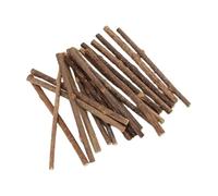 Cpolebev 20 Piezas de Varillas de Silvervine Naturales para Palos de Hierba Gatera, Palos Masticables de Matatabi, Juguetes para Masticar Molares para Limpieza de Dientes de