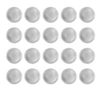 Cpolebev 20 Piezas Monedas de Desafío en Espacios en de Sublimación Estampados de Metal Etiquetas Redondas Grabadas con de 40 mm + Protectora de Acrílico