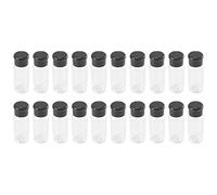 Cpolebev 20 Unids/Set 100Ml Especia Salero Pimentero Negro Condimento Frasco Puede Pimienta Botella Barbacoa Condimento Cocina Gadget Herramienta