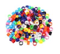 Cpolebev 200 Bandas para Patas de Codorniz de 8 mm, Bandas para Patas de Pollitos, Bandas para Patas de Palomas y Bandas para Patas de Pollo