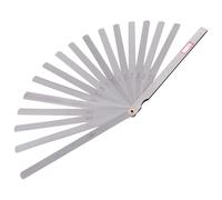 Cpolebev 200 mm 17 Hojas 0.02mm-1.0mm Medida de grueso de brecha Calibrador Calibre de espesores