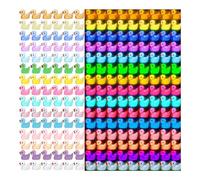 Cpolebev 200 Piezas Mini Patos Luminosos de Resina Que Brillan en la Oscuridad Pato Pequeño para Jardín Navidad Fiesta de Cumpleaños DIY Decoración Artesanal
