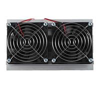 Cpolebev 200 X 115 X 8.5Mm 120W Semiconductor de Refrigeración Peltier Termoeléctrico Kit de de Enfriamiento Doble Ventilador
