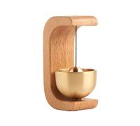 Cpolebev 2024 Timbre de Madera Campanas de Viento Timbre InaláMbrico para la Puerta de Entrada del Hogar DecoracióN EstéTica de la Pared de la HabitacióN-A, 1 Piezas