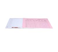 Cpolebev 20PCS NO.1-20 Tarjeta Perforada para MáQuina de Tejer, Tarjetas Perforadas de Flores para MáQuina para Tejer SK260 SK280