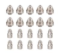 Cpolebev 20Pcs P80 Antorcha de Corte de Plasma Consumible Cutting CNC 80A P80 Antorcha de Plasma Punta de Electrodo Boquilla