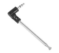 Cpolebev 22.5cm Antena de Radio Am FM telescopica de 4 Secciones 3.5mm Clavija