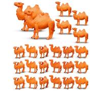 Cpolebev 24 Figuras de Camello, Juguetes en Miniatura, Modelos de Camello, Figuras de Animales para DecoracióN de Pasteles, Adornos de Escritorio para el Hogar
