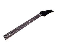 Cpolebev 24 Frets Reemplazo de Mástil de Arce Diapasón Diapasón Diapasón para Guitarra Eléctrica Negro