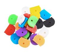 Cpolebev 24 Tapas De Teclas con Tapa De Teclas Flexible para una Fácil Identificación De Las Llaves De Las Puertas, Multicolor
