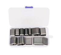 Cpolebev 24Pcs Corte de Dies de del Agujero del Sacador de Corte Herramienta de Bricolaje Juego Corto CinturóN de PerforacióN Herramienta de óValo Redondos
