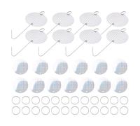 Cpolebev 24PCS / Set Discos Repelentes de PáJaros Dispositivo de Colgar Reflectante para Mantener a Las Alejadas como PáJaros Carpinteros para PáJaros Carpinteros