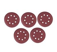 Cpolebev 25 Piezas Discos de Lijado de 5 Pulgadas 125 Mm Papel de Lija de 8 Agujeros 800 1000 1200 1500 2000 Grano