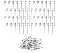 Cpolebev 250 Clavos de E5 de 2 Pulgadas, Suministros de Vidrieras, Bloques de de Vidrio, Clavos de para Manualidades de Vidrio Seguras