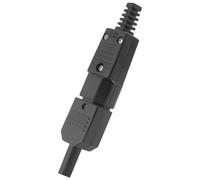 Cpolebev 250V 10A Conector de Potencia IEC 320 C14 claviaj a C13 Enchufe