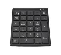 Cpolebev 27 Teclas Bluetooth Teclado Numérico Inalámbrico Mini Numpad con Más Teclas De Función Teclado Digital para Tareas De Contabilidad De Pc