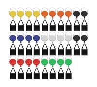 Cpolebev 28 Llaveros RetráCtiles con Soporte para Encendedor, Colores Surtidos, Llaveros para Encendedor con un Solo Clip para Encendedor