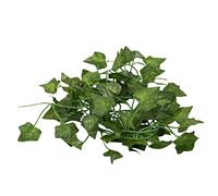 Cpolebev 2m Plantas Artificiales Largas Hojas de Verde Vid de UVA Artificial Hoja Falsa de Partenciscisus, Decoracion de casa Boda y Bar, seccion de Enredadera