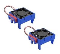 Cpolebev 2Pc VXL-3S Velineon ESC VXL-3 VXL 3S Disipador de Ventilador de RefrigeracióN para Bandit Stampede Slash 2WD / VXL Partes