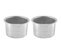 Cpolebev 2Pcs 51Mm 4 Filtro de de Repuesto Filtro para Portafiltro Sin Fondo de Café para EC680 / EC685 Espresso
