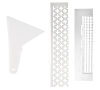 Cpolebev 2Pcs 5D Ruler Tool y 1Pc Fix Tools DIY Ruler para