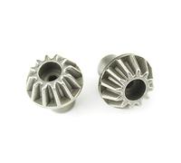 Cpolebev 2PCS Metal 12T Gear Upgrade Accesorios para 144001 124019 124018 12428 12423 RC Car Repuestos
